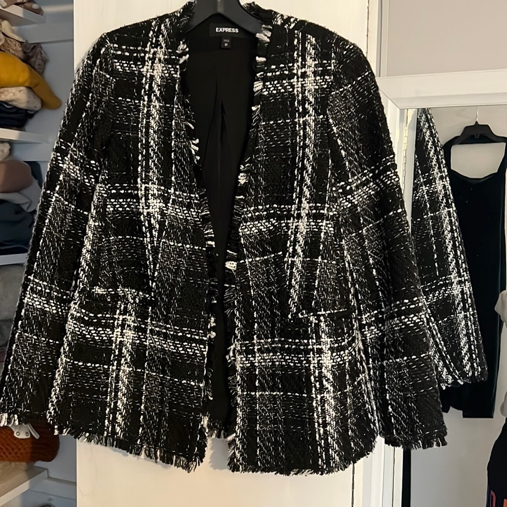 Express twead blazer jacket